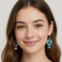 Epoksi Çoklu Kapadokya Balonu Kalıbı Balon Küpe Kolye Kalıbı Silikon 2.2x1.5cm