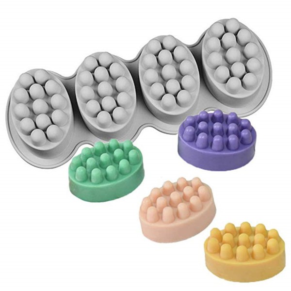 Sabun Kalıbı Oval Masaj Sabunu Kalıbı Tırtıklı Masaj Terafi Sabun Kalıbı Silikon 8.5x5.9x4.5cm Sabun Kalıbı Oval Masaj Sabunu Kalıbı Tırtıklı Masaj Terafi Sabun Kalıbı Silikon 8.5x5.9x4.5cm