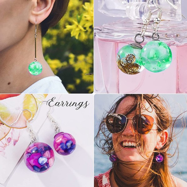 Epoksi Gezegen Kalıbı Çoklu Küre Kalıbı Küpe Kolye Küre Kalıbı Silikon