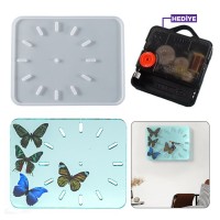 Epoksi Saat Kalıbı Dikdörtgen Saat Kalıbı Silikon 28.9x22.9cm - Mekanizma Hediyeli Epoksi Saat Kalıbı Dikdörtgen Saat Kalıbı Silikon 28.9x22.9cm - Mekanizma Hediyeli