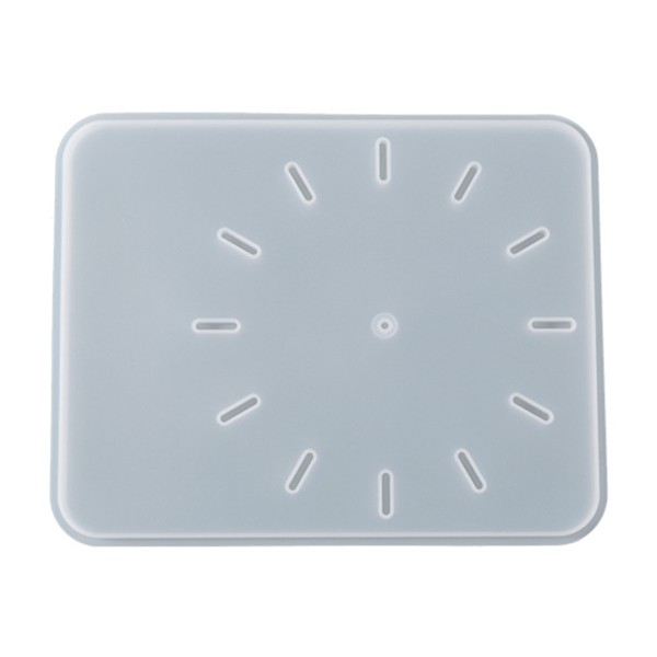 Epoksi Saat Kalıbı Dikdörtgen Saat Kalıbı Silikon 28.9x22.9cm - Mekanizma Hediyeli Epoksi Saat Kalıbı Dikdörtgen Saat Kalıbı Silikon 28.9x22.9cm - Mekanizma Hediyeli