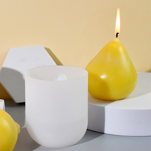 Epoksi Armut Kalıbı Mum Armut Kalıbı Taş Tozu Armut Kalıbı Silikon 8.2x7.3cm