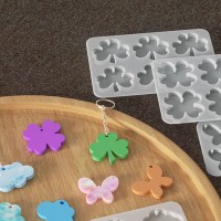 Epoksi Yonca Kalıbı Yonca Anahtarlık Kalıbı Kolye Yonca Kalıbı Silikon 4.1x3.9cm Epoksi Yonca Kalıbı Yonca Anahtarlık Kalıbı Kolye Yonca Kalıbı Silikon 4.1x3.9cm