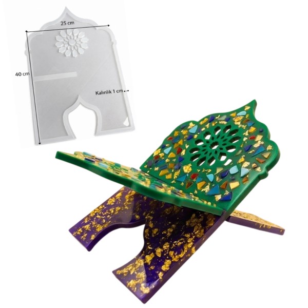 Epoksi Rahle Kalıbı Ramazan Model Rahle Kalıbı Silikon - 1 Adet