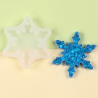 Epoksi Kar Tanesi Kalıbı Anahtarlık Kar Tanesi Kalıbı Silikon 5x5cm Epoksi Kar Tanesi Kalıbı Anahtarlık Kar Tanesi Kalıbı Silikon 5x5cm