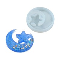 Epoksi Ayyıldız Kolye Kalıbı Ayyıldız Küpe Kalıbı Silikon 4x3.7cm Epoksi Ayyıldız Kolye Kalıbı Ayyıldız Küpe Kalıbı Silikon 4x3.7cm