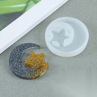 Epoksi Ayyıldız Kolye Kalıbı Ayyıldız Küpe Kalıbı Silikon 4x3.7cm Epoksi Ayyıldız Kolye Kalıbı Ayyıldız Küpe Kalıbı Silikon 4x3.7cm