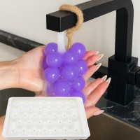 Sabun Üzüm Kalıbı Küre Buz Kalıbı Çoklu Salkım Üzüm Kalıbı Silikon 3cm Sabun Üzüm Kalıbı Küre Buz Kalıbı Çoklu Salkım Üzüm Kalıbı Silikon 3cm