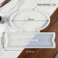 Epoksi İsimlik Kalıbı Oval Masa Süsü Resimlik Kalıbı Silikon Epoksi İsimlik Kalıbı Oval Masa Süsü Resimlik Kalıbı Silikon