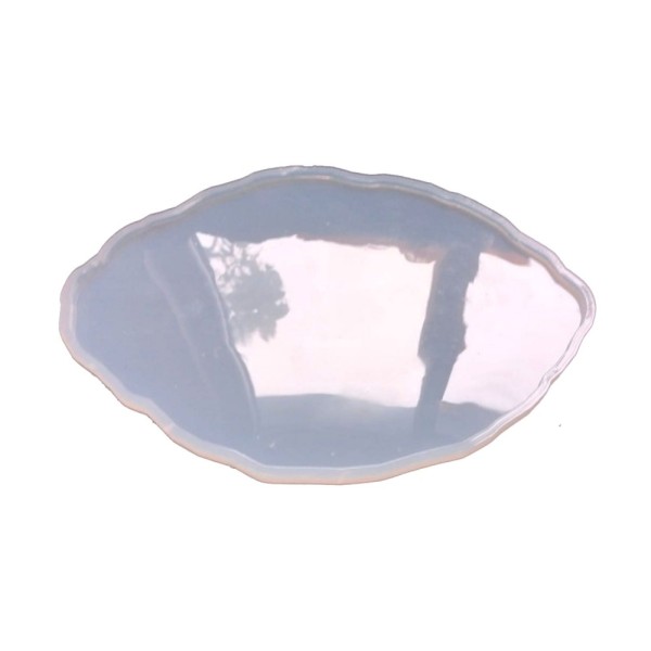 Epoksi Dalgalı Tepsi Kalıbı Nişan Söz Tepsi Kalıbı Silikon 29x19cm
