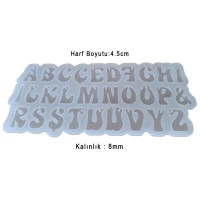 Epoksi Harf Kalıbı Delikli Anahtarlık Harf Kalıbı Alfabe Kalıbı Silikon 4.5cm Epoksi Harf Kalıbı Delikli Anahtarlık Harf Kalıbı Alfabe Kalıbı Silikon 4.5cm