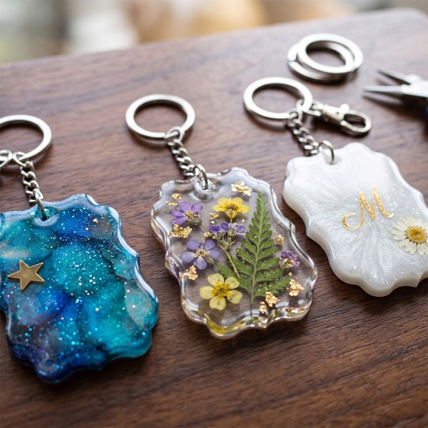 Epoksi Anahtarlık Kalıbı Osmanlı Motif Temalı Anahtarlık Kalıbı Silikon 4x2.8cm