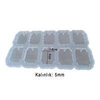 Epoksi Anahtarlık Kalıbı Osmanlı Motif Temalı Anahtarlık Kalıbı Silikon 4x2.8cm Epoksi Anahtarlık Kalıbı Osmanlı Motif Temalı Anahtarlık Kalıbı Silikon 4x2.8cm