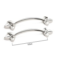 Epoksi Tepsi Yaprak Kulp Modern Kulp - Nikel Epoksi Tepsi Yaprak Kulp Modern Kulp - Nikel