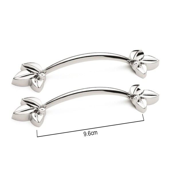 Epoksi Tepsi Yaprak Kulp Modern Kulp - Nikel Epoksi Tepsi Yaprak Kulp Modern Kulp - Nikel