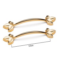 Epoksi Tepsi Yaprak Kulp Modern Kulp - Gold Epoksi Tepsi Yaprak Kulp Modern Kulp - Gold
