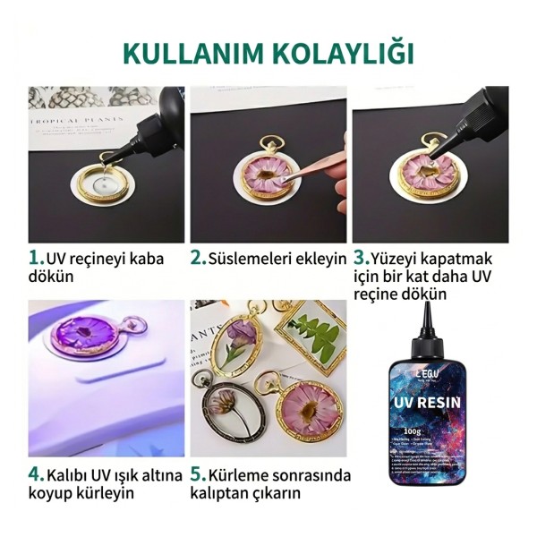 Uv Epoksi Reçine 100GR