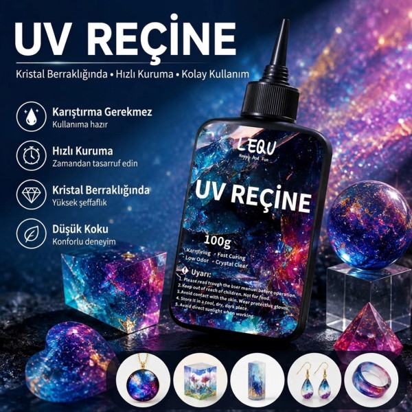 Uv Epoksi Reçine 100GR