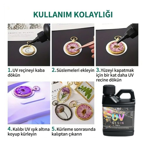 Uv Epoksi Reçine 500GR Uv Epoksi Reçine 500GR