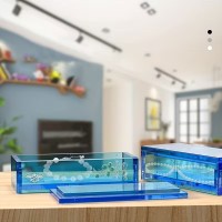 Epoksi Kutu Kalıbı Saklama Kutusu Kalıbı Kalemlik Taş Tozu Kalıbı Silikon 14.2x6.5cm