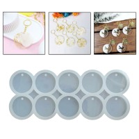 Epoksi Çoklu Yuvarlak Anahtarlık Kalıbı Anahtarlık Kalıbı Silikon 4.5x4.5cm Epoksi Çoklu Yuvarlak Anahtarlık Kalıbı Anahtarlık Kalıbı Silikon 4.5x4.5cm