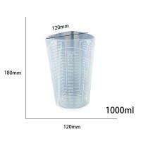 Epoksi Beaker Karıştırma Kabı Silikon Kokulu Taş Tozu Karıştırma Kabı Silikon 1000ML
