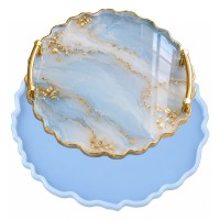 Epoksi Dalgalı Nişan Tepsisi Kalıbı Dalgalı Tepsi Kalıbı Taş Tozu Kalıbı Silikon 25cm Epoksi Dalgalı Nişan Tepsisi Kalıbı Dalgalı Tepsi Kalıbı Taş Tozu Kalıbı Silikon 25cm