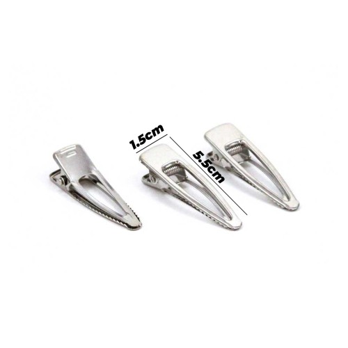 Epoksi Toka Aparatı Klips Oval Ortası Boş Nikel 5.5cm 10 Adet Epoksi Toka Aparatı Klips Oval Ortası Boş Nikel 5.5cm 10 Adet