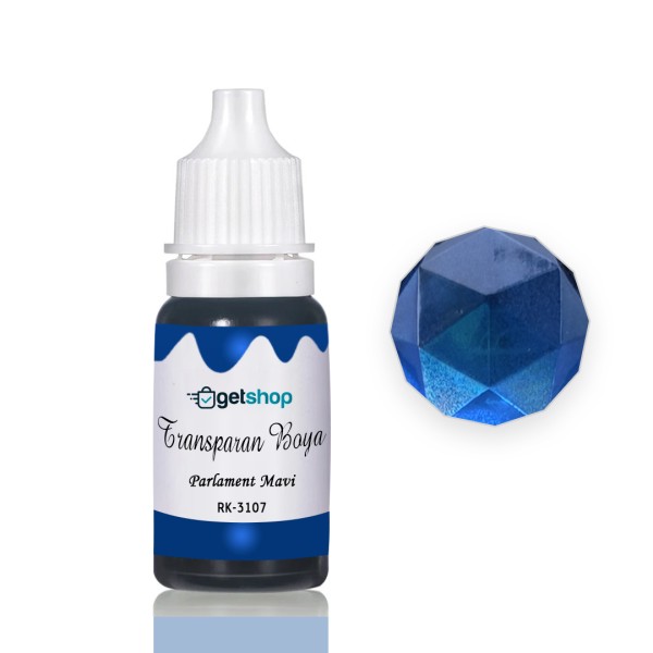 Epoksi Transparan Boya Pigment Parlament Mavi- 15ml