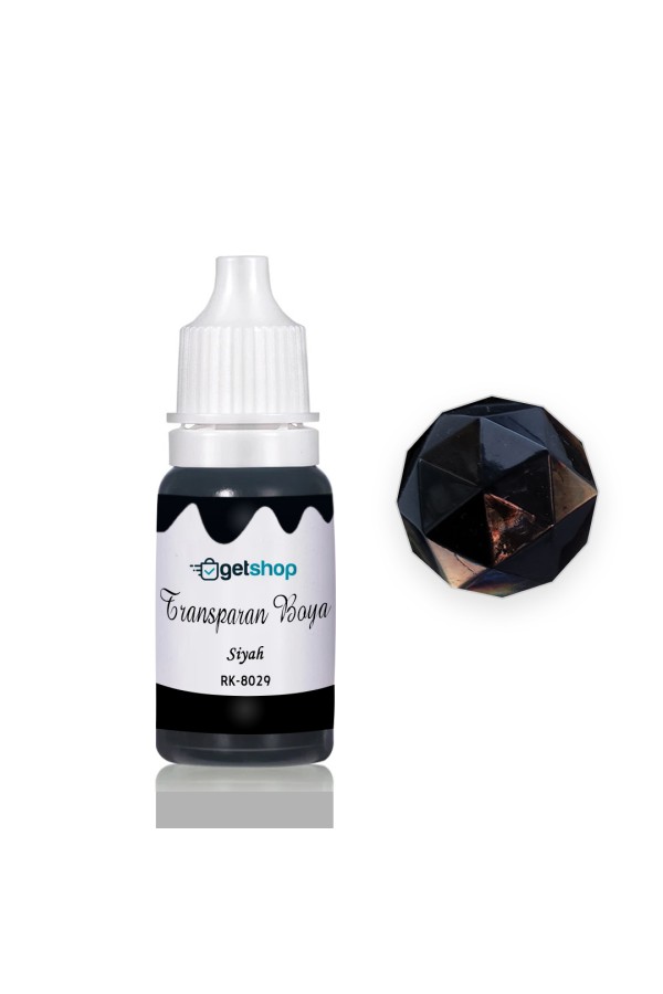Epoksi Transparan Boya Pigment Siyah - 15ml