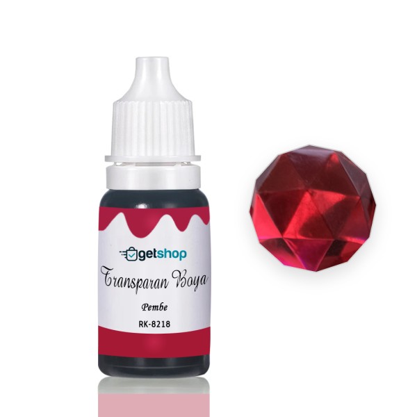 Epoksi Transparan Boya Pigment Pembe - 15ml