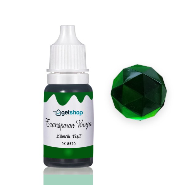 Epoksi Transparan Boya Pigment Zümrüt Yeşil – 15ml Epoksi Transparan Boya Pigment Zümrüt Yeşil – 15ml