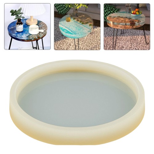 Epoksi Sehpa Kalıbı Yuvarlak Daire Sehpa Kalıbı Silikon 38,5cm ( Ön Sipariş 3-5 İş Günü )