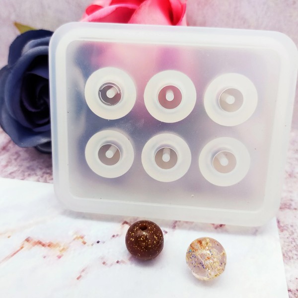 Epoksi Yuvarlak Boncuk Kalıbı Tesbih Boncuk Kalıbı 12mm Epoksi Yuvarlak Boncuk Kalıbı Tesbih Boncuk Kalıbı 12mm