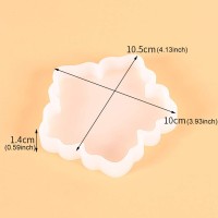 Epoksi Çiçek Bardak Altlığı Kalıbı Silikon 10cm GT7146