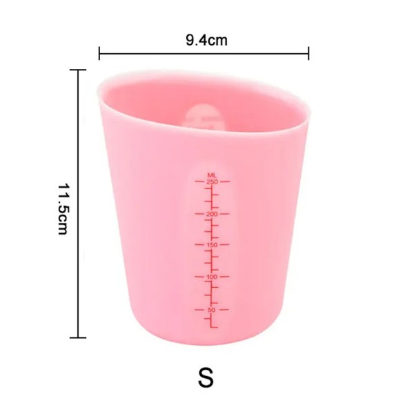 Epoksi Beaker Döküm Karıştırma Kabı Silikon 250ml