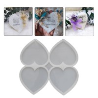 Epoksi Çoklu Kalp Magnet Silikon Kalıbı EM26 Epoksi Çoklu Kalp Magnet Silikon Kalıbı EM26