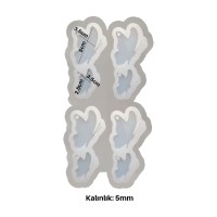 Epoksi Çoklu Anahtarlık Kelebek Kalıbı Silikon EM313