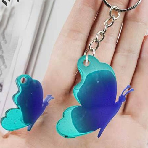 Epoksi Çoklu Anahtarlık Kelebek Kalıbı Silikon EM314