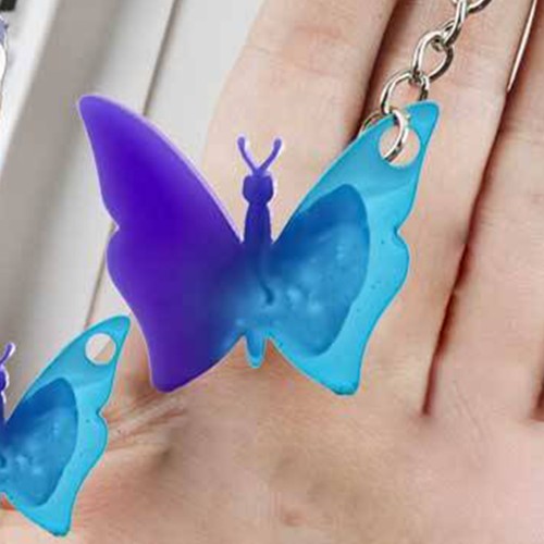 Epoksi Çoklu Anahtarlık Kelebek Kalıbı Silikon EM315