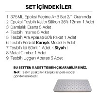 Epoksi Tesbih Kalıbı Seti 10mm Epoksi Tesbih Kalıbı Seti 10mm