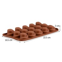 Çikolata Kalıbı Sakızlı Muz Kalıbı Şelale Desen Çikolata Silikon Kalıbı GT1252