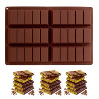 Çikolata Dubai Kalıbı Büyük Boy Tablet Çikolata Silikon Kalıbı GT504
