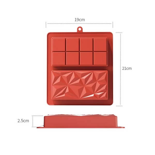 Çikolata Dubai Kalıbı Büyük Boy Tablet Dubai Çikolata Silikon Kalıbı GT502 Çikolata Dubai Kalıbı Büyük Boy Tablet Dubai Çikolata Silikon Kalıbı GT502