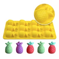 Çikolata Ananas Kalıbı Jelibon Ananas Şeker Hamuru Kalıbı Silikon Kalıbı GT2302