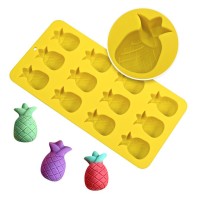 Çikolata Ananas Kalıbı Jelibon Ananas Şeker Hamuru Kalıbı Silikon Kalıbı GT2302