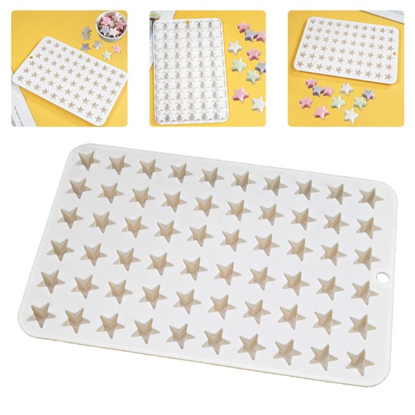 Çikolata Yıldız Kalıbı Sugarcraft Şekerleme Jelibon Kalıbı Silikon Kalıbı GT1611 Çikolata Yıldız Kalıbı Sugarcraft Şekerleme Jelibon Kalıbı Silikon Kalıbı GT1611