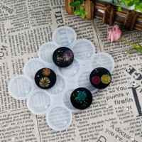 Epoksi Çoklu Yuvarlak Daire Delikli Anahtarlık Kolye Kalıbı Silikon 3.4x3.4cm GT9562 Epoksi Çoklu Yuvarlak Daire Delikli Anahtarlık Kolye Kalıbı Silikon 3.4x3.4cm GT9562