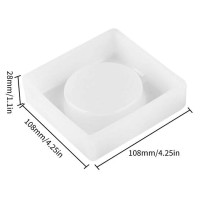 Epoksi Kare Küllük Kalıbı Silikon 10x10cm Epoksi Kare Küllük Kalıbı Silikon 10x10cm