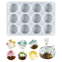 Epoksi Çoklu Yuvarlak Daire Dekoratif Obje Kalıbı Silikon 5x5x2cm GT9533 Epoksi Çoklu Yuvarlak Daire Dekoratif Obje Kalıbı Silikon 5x5x2cm GT9533